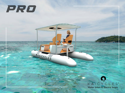 PRO Inflatable Boat, 4 m, 4-Person, Optional Electric Motor