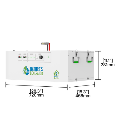 Nature's Generator Powerhouse Gen 2 Battery Backup System, 7200W