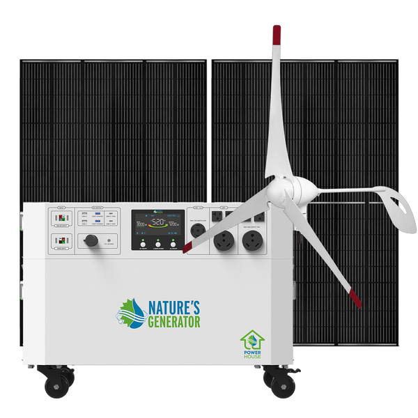 Nature's Generator Powerhouse Gen 2 Solar & Wind Generator Bundle