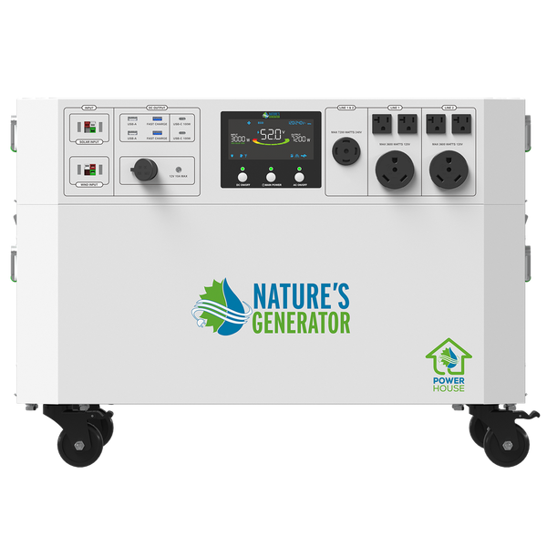Nature's Generator Powerhouse Gen 2 Battery Backup System, 7200W