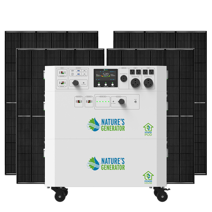 Nature's Generator Powerhouse Gen 2 Solar Bundle, Panel & Pod Options
