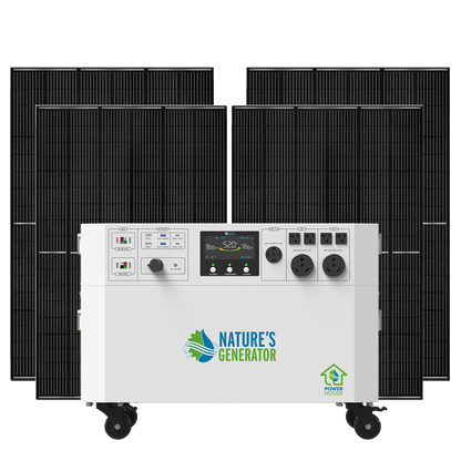 Nature's Generator Powerhouse Gen 2 Solar Bundle, Panel & Pod Options