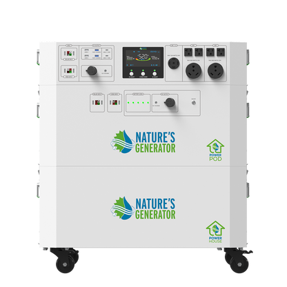 Nature's Generator Powerhouse Gen 2 Solar Bundle, Panel & Pod Options