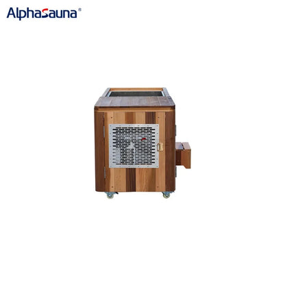 Athenas Decor Cedar Cold Plunge Tub with 1.5HP Chiller