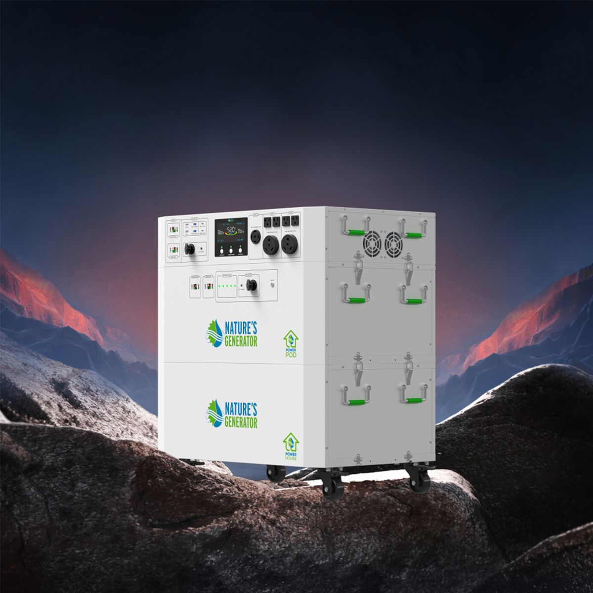 Nature's Generator Powerhouse Gen 2 Battery Backup System, 7200W