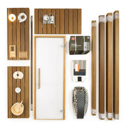 Carbon Smart 6 × 10 × 8 ft Indoor Sauna Kit | Finnish Sauna Builders