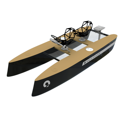 FLY 2-Person Fiberglass Catamaran Boat, 3.5 m