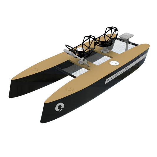FLY 2-Person Fiberglass Catamaran Boat, 3.5 m