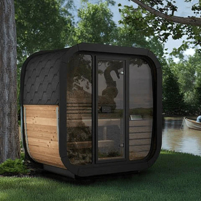 Model CL4G Cube-Series Outdoor Sauna | 3 Persons
