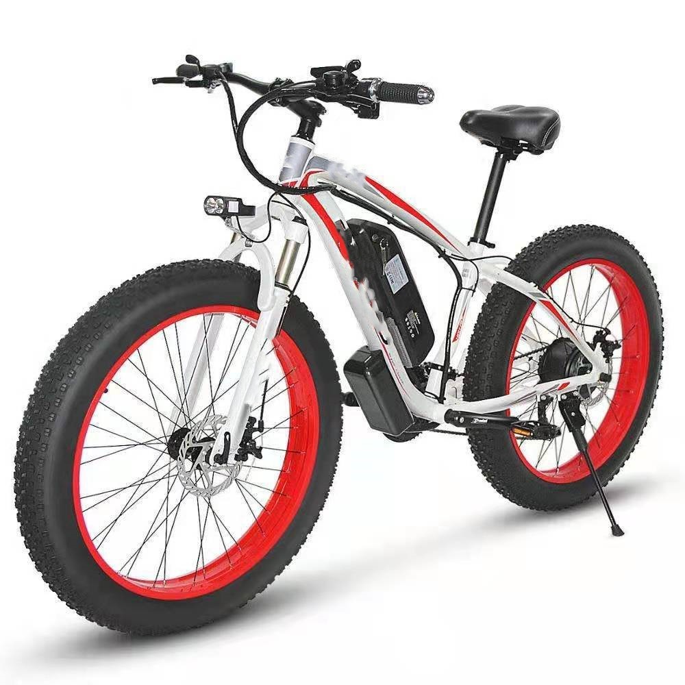 350W Electric Mountain Bike with Lithium Battery, 21 Speed