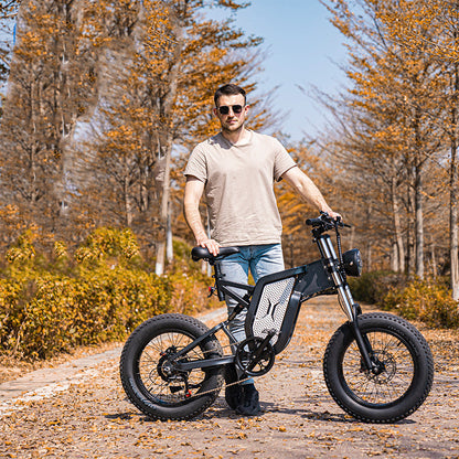 48V Electric Mountain Bike with 20Ah or 25Ah Battery Options