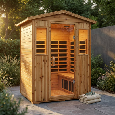 Lomant 4 - Person Far-Infrared Outdoor Sauna Room