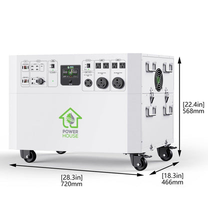 Nature's Generator Powerhouse Gold PE Battery Backup System, 4800Wh