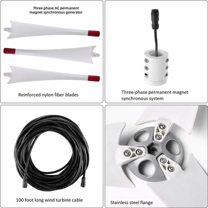 Nature's Generator Powerhouse Gen 2 Solar & Wind Generator Bundle