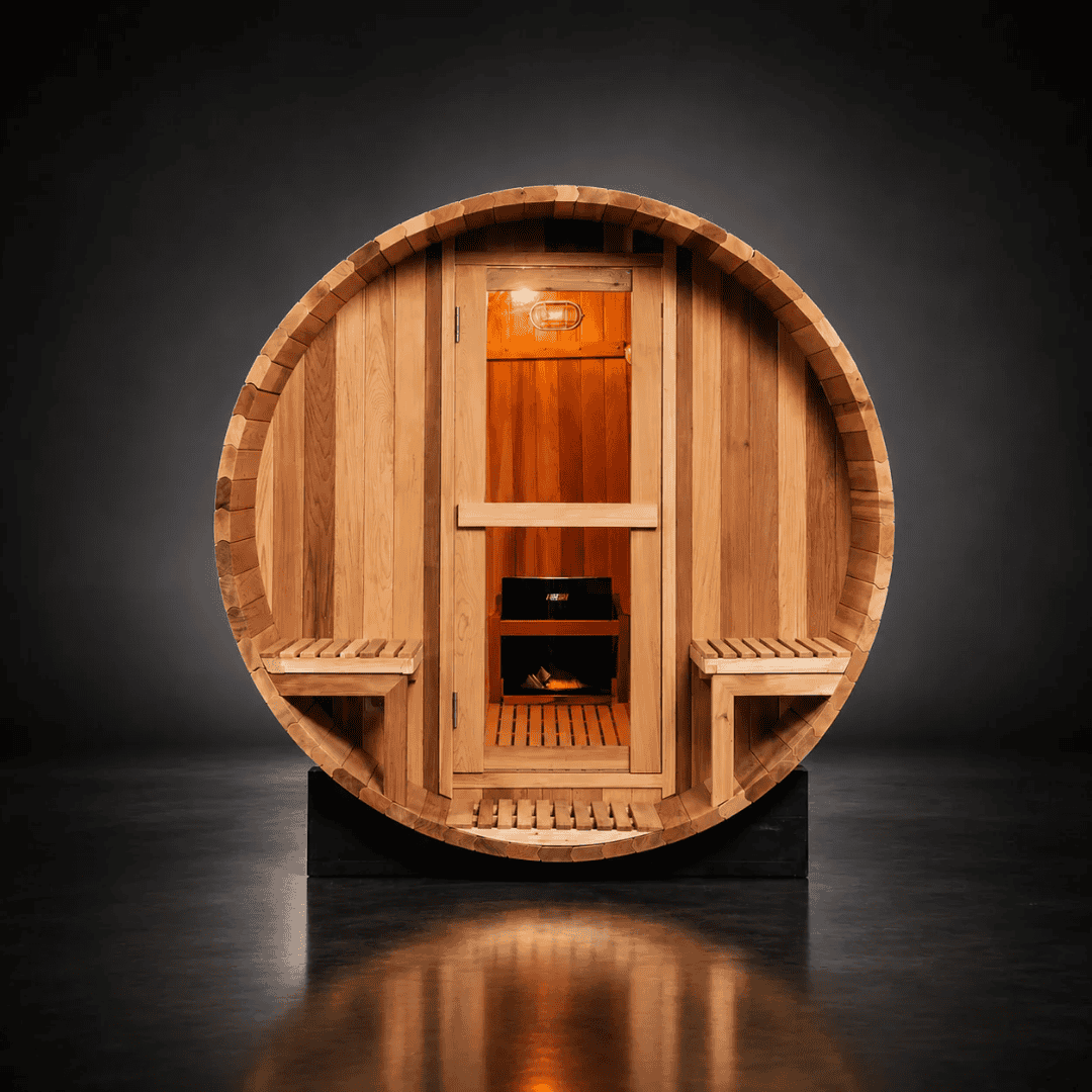 DONJOHNSTYLE4URHOME Red Cedar Sauna with 9kW Electric Heater