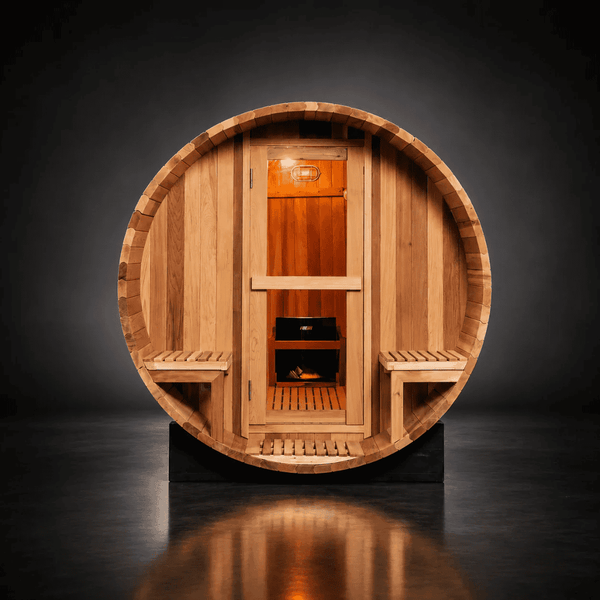 DONJOHNSTYLE4URHOME Red Cedar Sauna with 9kW Electric Heater