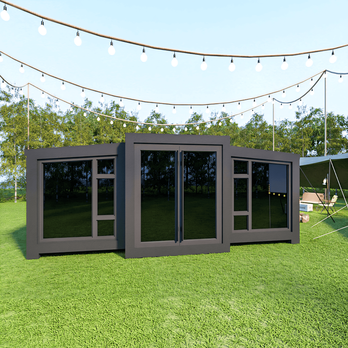 DONJOHNSTYLE4URHOME Expandable Tiny Home, 10-ft to 40-ft Options
