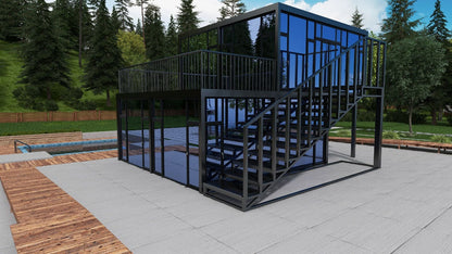 DONJOHNSTYLE4URHOME 2-Story Tiny Home, 20-ft to 40-ft Options