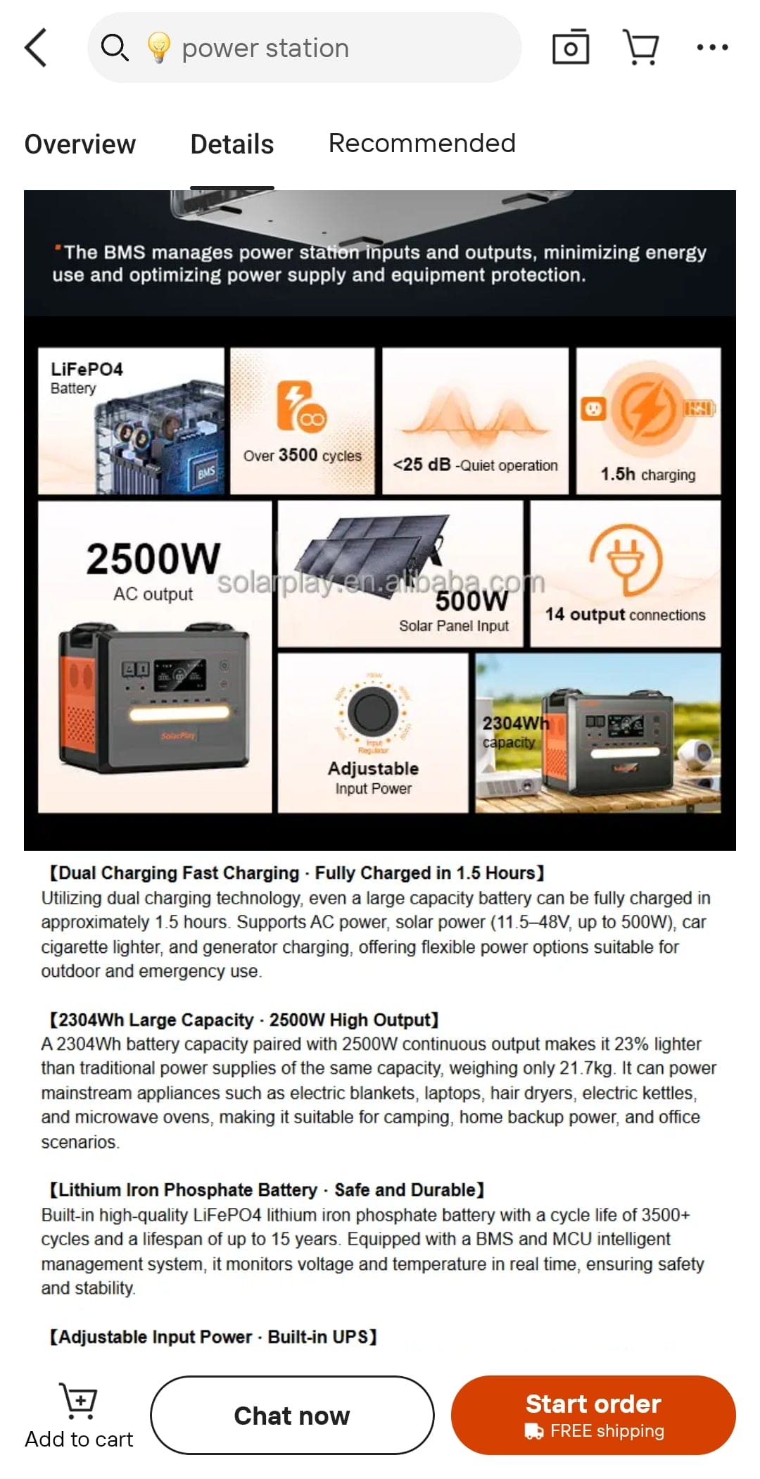 SolarPlay Portable Power Station & 200W Solar Panel, Model Options