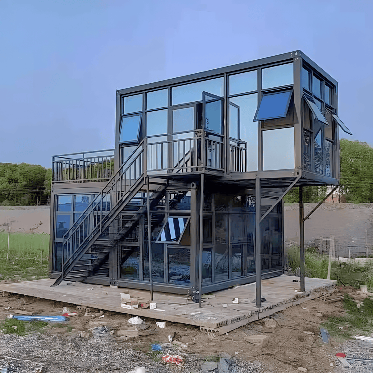 DONJOHNSTYLE4URHOME 2-Story Tiny Home, 20-ft to 40-ft Options