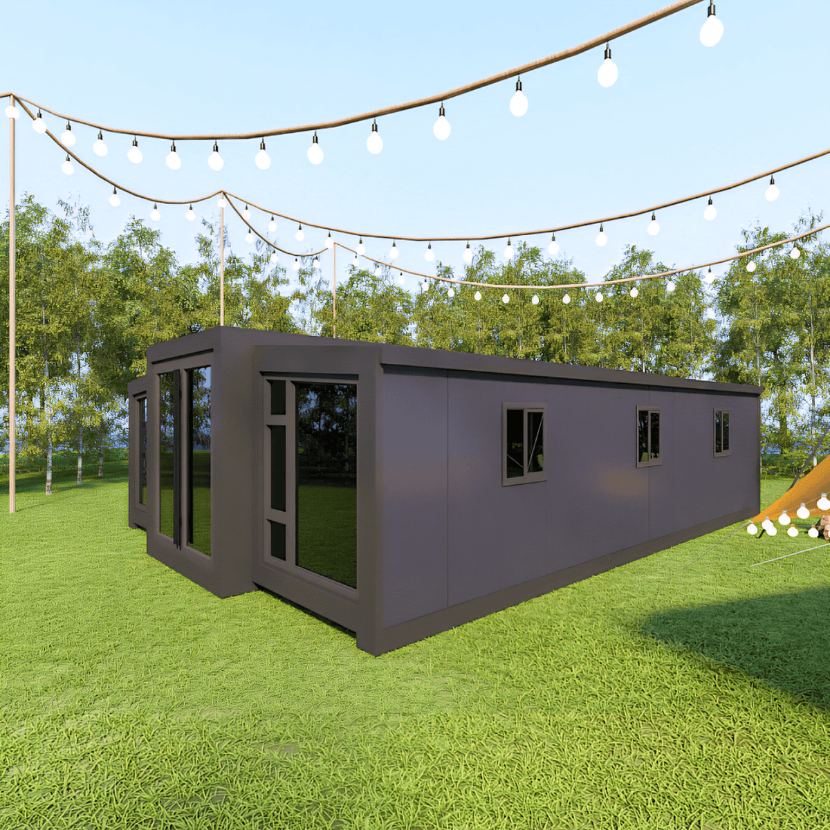 DONJOHNSTYLE4URHOME Expandable Tiny Home, 10-ft to 40-ft Options