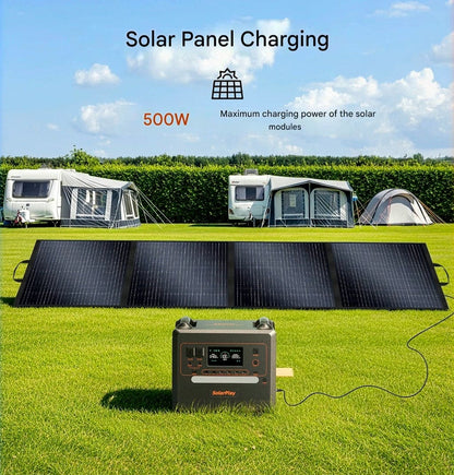 SolarPlay Portable Power Station & 200W Solar Panel, Model Options