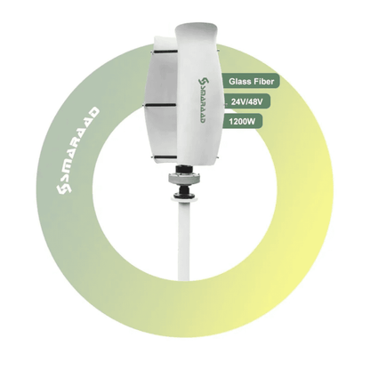 SMARAAD ST-1200W Vertical Axis Wind Turbine | 12V & 24V