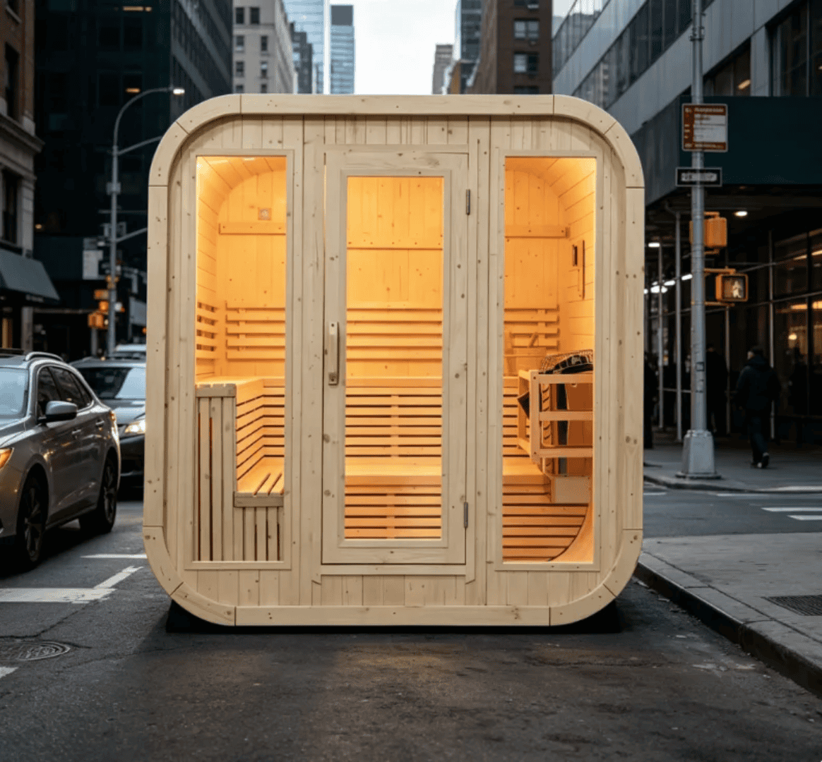 DONJOHNSTYLE4URHOME 4-Person Sauna with 9kW Electric Heater