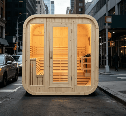 DONJOHNSTYLE4URHOME 4-Person Sauna with 9kW Electric Heater