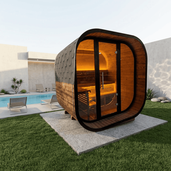 DONJOHNSTYLE4URHOME 4-Person Sauna with 9kW Electric Heater