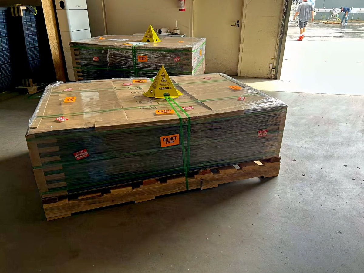JA Solar 455W Bifacial N-Type TOPCon Solar Panels, 16-Pack
