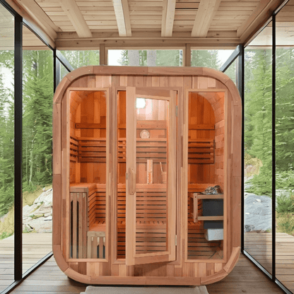 DONJOHNSTYLE4URHOME 4-Person Sauna with 9kW Electric Heater