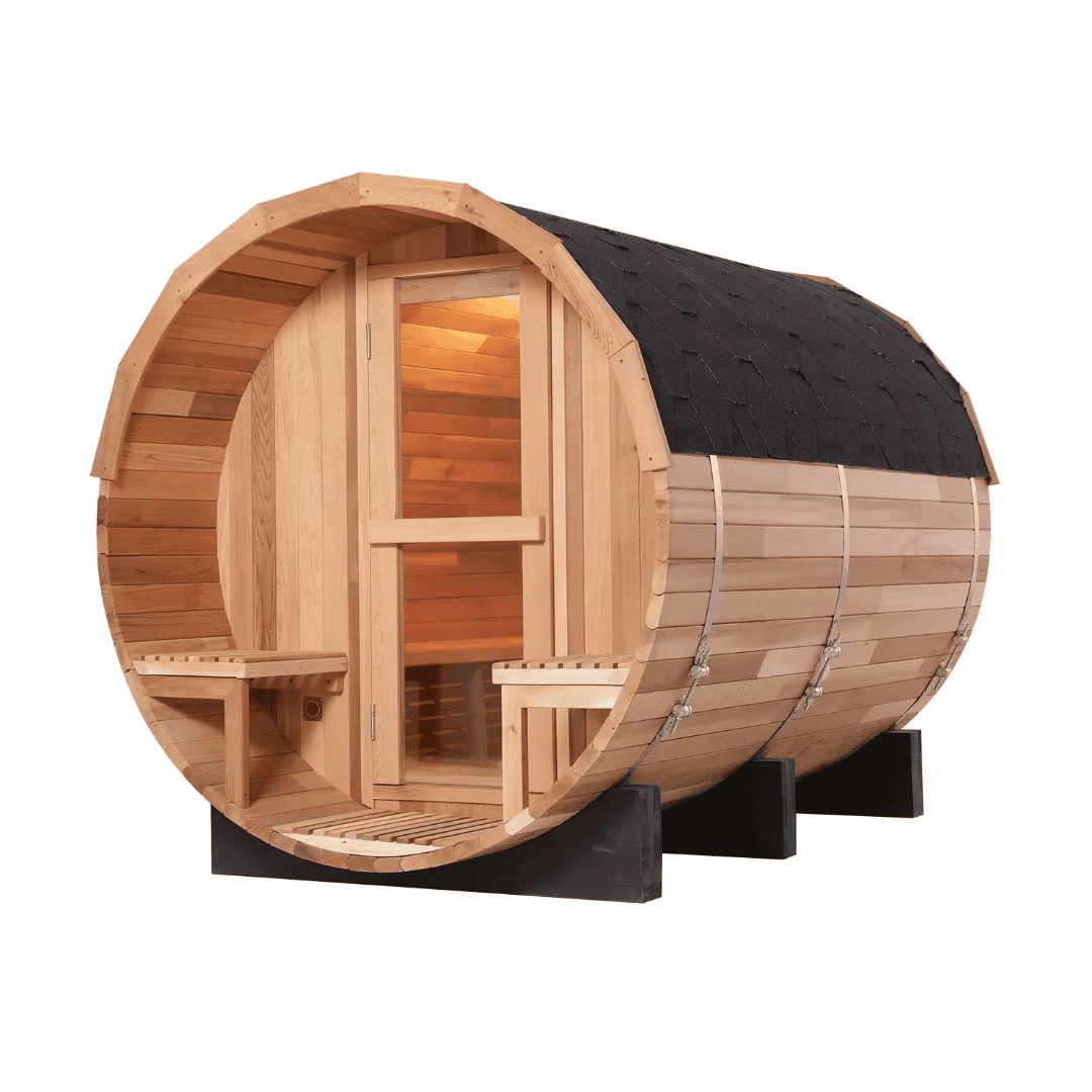 DONJOHNSTYLE4URHOME Red Cedar Sauna with 9kW Electric Heater