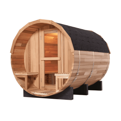 DONJOHNSTYLE4URHOME Red Cedar Sauna with 9kW Electric Heater