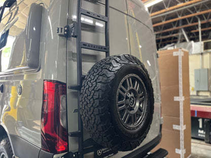 Avatar Offroad Rear Ladder & Spare Tire Carrier for Vans